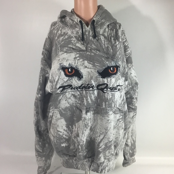 predator quest camo hoodie